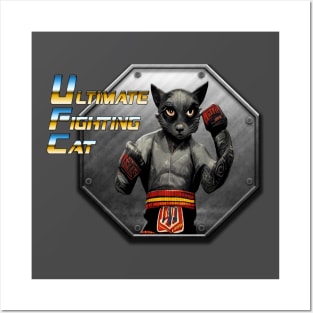 OG FIGHTER - Ultimate Fighter Cat Posters and Art